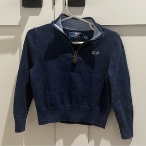 Vineyard Vines Dark Blue Quarter-Zip Pullover